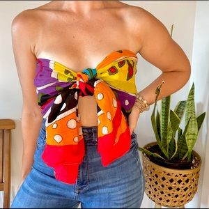 80s style Abstract Scarf